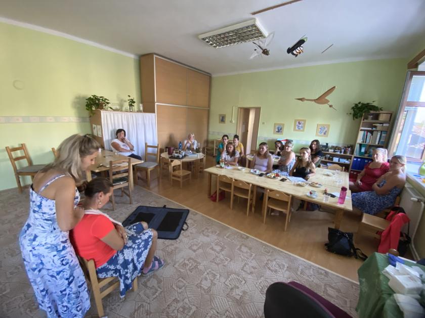 školení první pomoci s&nbsp;MŠ Pečice a&nbsp;PM EDUCA