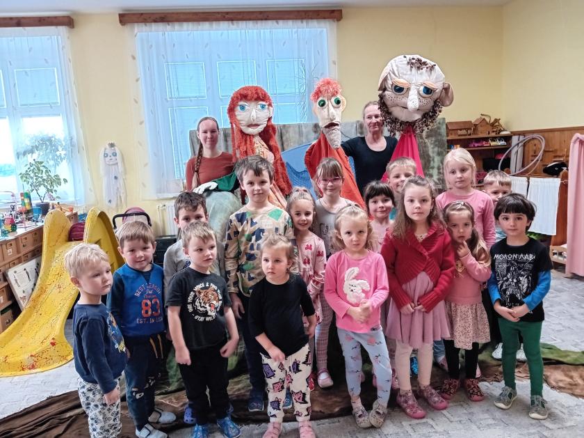 divadlo KRAB u&nbsp;nas ve&nbsp;školce